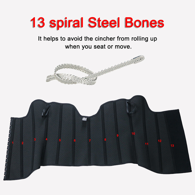 Corrigerende Buikband met 13 Stalen Ribben