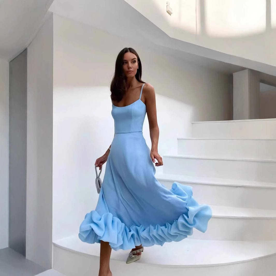 Dames Swingrok – Wijd Uitlopend Model met 3D Bloemenapplicatie